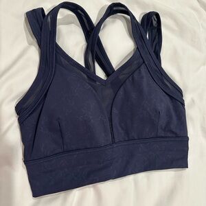 Women's Navy Sports Bra